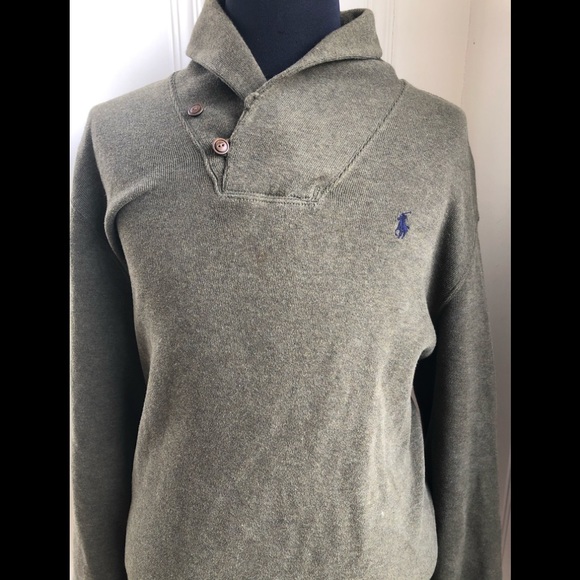Polo Ralph Lauren Other - Polo Ralph Lauren Crossover Neck Cotton Sweater